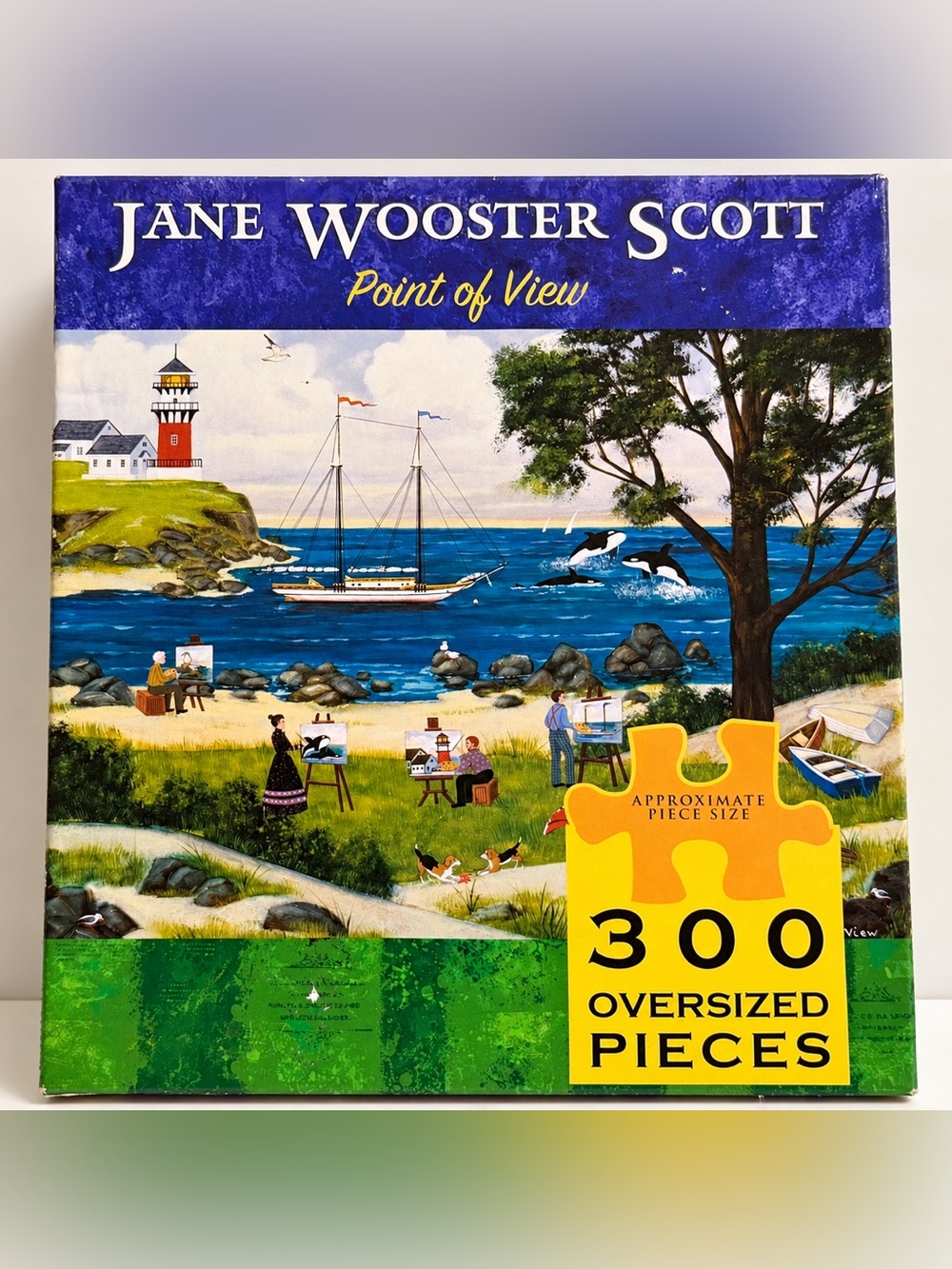 Jane Wooster Scott Point of View Art Ceaco 300 Piece Oversized Jigsaw Puzzle